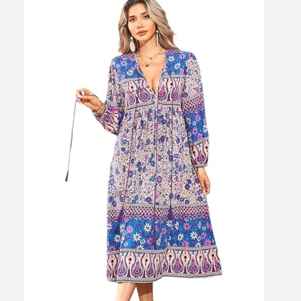 Gorgeous Boho Midi Dress
